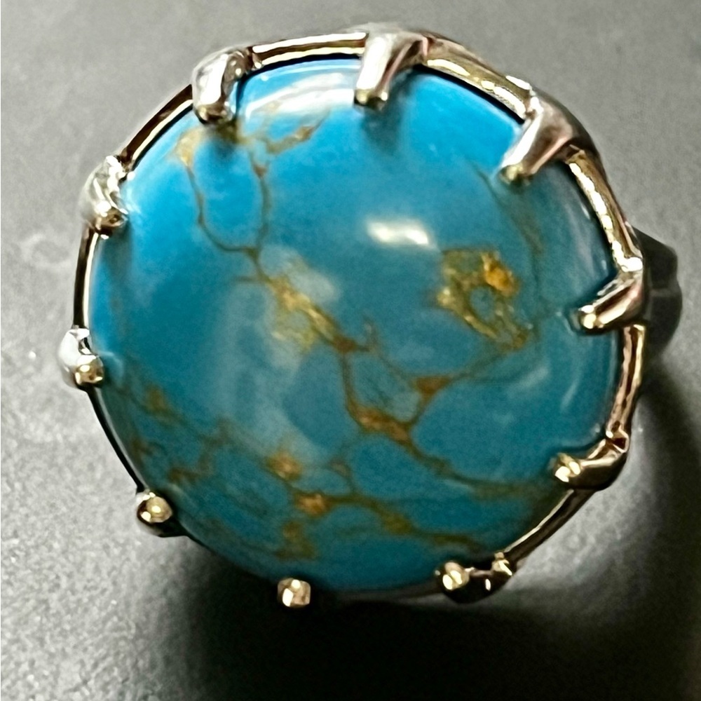 Elegant Turquoise Ring, size 7
